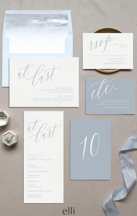 Modern Dusty Blue Wedding Invitations, Soft Blue Wedding Invitations, Modern Dusty Blue Wedding, Dusty Blue Wedding Invites, Dusty Blue Invitation, Modern Wedding Invitation Wording, Dusty Blue Wedding Invitations, Blue Wedding Stationery, Dusty Blue Wedding Invitation