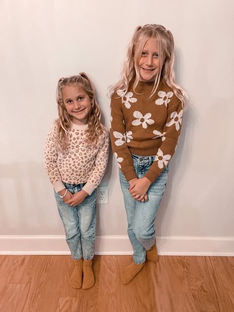 Girls fall oufit, girls fall clothes, girls sweater outfit, girls brown sweater, girls holiday outfit, fall fashion, Thanksgiving outfit #thanksgiving #fallfashion @SHEINofficial @shopLTK Girls Fall Clothes, Thanksgiving Outfit Kids, Girls Holiday Outfit, Girls Thanksgiving Outfit, Girls Winter Outfits, Girls Thanksgiving, Thanksgiving Outfits, Girls Holiday, Girls Fall