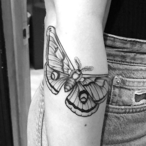 Polyphemus Moth Tattoos, Polyphemus Moth, Moth Tattoo, Elegant Tattoos, Greek Myths, Moth, Tattoos, Instagram