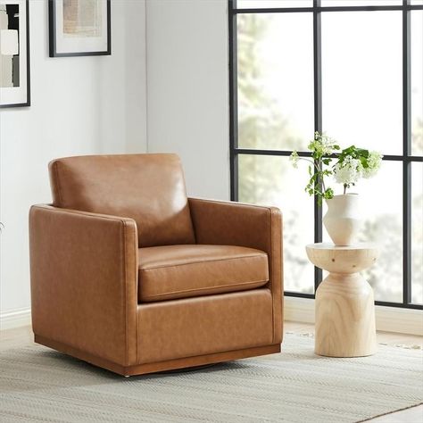 Shane Modern Swivel Accent Arm Chair - Bed Bath & Beyond - 38932412 Swivel Arm Chair, Leather Swivel Chair, Swivel Barrel Chair, Swivel Accent Chair, Modern Accent Chair, Accent Arm Chairs, Swivel Armchair, Barrel Chair, Living Room Seating