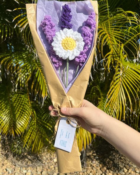 Lavender and daisy bouquet! Finally some forever lasting flowers that can’t die! 🌼💜 #crochet #smallbusiness #crochetsmallbusiness #yeppoon #yeppooncrochet #crochetersofinstagram #crochetflower #crochetflowers #crochetflowerbouquet #crochetersofaustralia Crochet Lavender Flower Bouquet, Crochet Daisy Bouquet, Lavender And Daisy, Crochet Flower Bouquet, Daisy Bouquet, Crochet Daisy, Crochet Flower, May 23, Adele