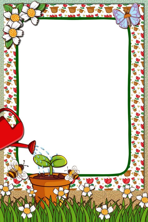 Body Parts Preschool Activities, Spring Png, Spring Frame, Foto Frame, Png Frame, Colorful Borders Design, Preschool Classroom Decor, Note Sheet, Bunny Painting