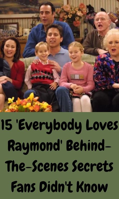 In the mid-'90s, television audiences around the world were introduced to the beloved sitcom, Everybody Loves Raymond. The series ran for nine Emmy Award-winning seasons and is still in syndication to this very day. Not only did the show help to make Ray Ramono a household name, but it also introduced us to a wide array of unforgettable and hilarious characters. So in order to help you gain a better appreciation, here are 15 Everybody Loves Raymond behind-the-scenes secrets fans didn't know. Everybody Loves Raymond, Debra Everybody Loves Raymond, Everybody Loves Raymond Quotes, Raymond Waites Fabric, Raymond Lowey, Max Baer, Everybody Loves Raymond Poster, Everyone Loves Raymond, Raymond Ablack Actor