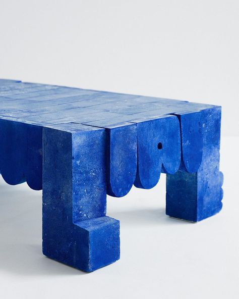 den holm on Instagram: “Bobster Coffee Table” Diy Sculpture, Dream Furniture, Interior Design Elements, Blue Table, Furniture Details, Furniture Upholstery, Interior Furniture, Contemporary Furniture, Cool Furniture