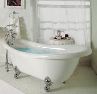 Whirlpool Tub Buying Guide Porcelain Tub, Claw Tubs, Slipper Tub, Slipper Bathtub, Slipper Tubs, Jetted Bath Tubs, Claw Foot Bath, Malibu Home, Dream Bath