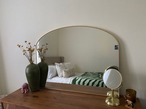 Arket Blanket, Large Mirror, Bedroom Inspirations, Oversized Mirror, John Lewis, Mirror, Interior Design, Living Room, Bedroom