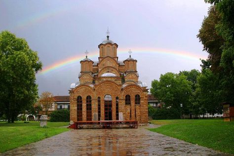 Manastir Gračanica http://en.wikipedia.org/wiki/Gračanica_monastery Serbia And Montenegro, 14th Century, Macedonia, Albania, Slovenia, Serbia, My Love, Places To Visit, Around The Worlds