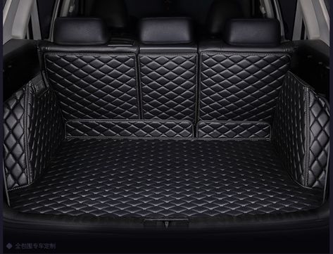 WillMaxMat Custom Fit Pet Trunk Cargo Liner Floor Mat for 2011-2019 Jeep Grand Cherokee with Subwoofer on The Right Side -Black w/Black Stitching * Learn more by visiting the image link. (This is an affiliate link) Corsa Classic, Pajero Sport, Dacia Duster, Peugeot 2008, Boot Liners, Car Boot, Peugeot 3008, Mini Clubman, Vw Tiguan