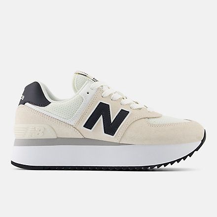 574+ - New Balance New Balance Platform, New Balance 574 Stacked, Platform Outfit, Shoes For School, 2024 Wishlist, Back To School Shoes, Raise The Bar, New Balance 574, New Balance Women