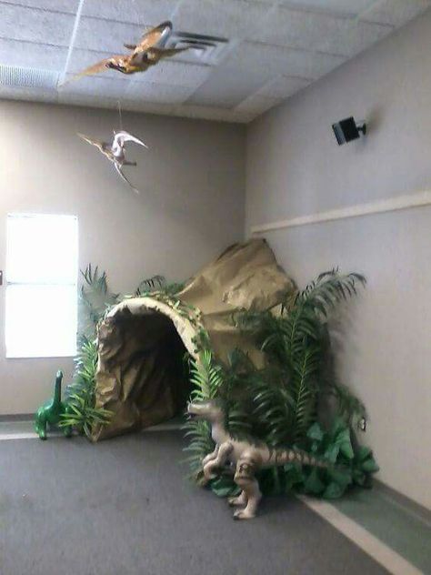 Role Play Areas, Dinosaurs Preschool, Dinosaur Room, Fairy Garden Designs, Dinosaur Activities, Dinosaur Crafts, Dinosaur Theme, Dinosaur Birthday Party, Indoor Play