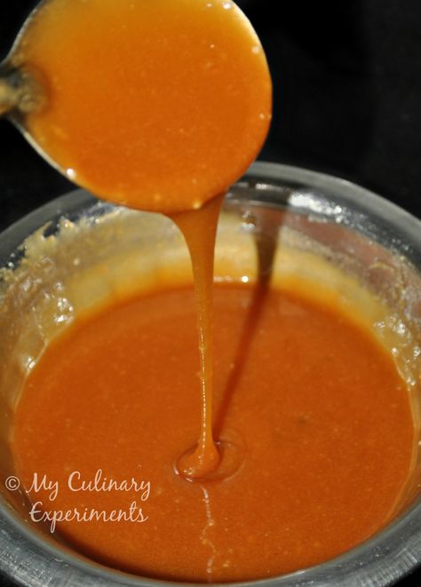 How To Make: Chilli And Ginger Caramel Sauce – My Culinary Experiments Ginger Caramel, How To Make Chilli, Mango Tart, Christmas Sweets, Caramel Sauce, Cheese Fondue, Broth, Tart, Pastry