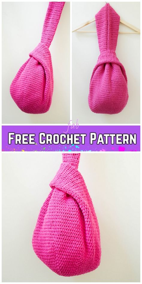 Crochet Japanese Knot Bag Free Crochet Pattern Crochet Japanese Knot Bag, Japanese Crochet Bag, Crochet Japanese, Knitting Bag Diy, Bag Free Crochet Pattern, Japanese Knot, Japanese Knot Bag, Japanese Crochet, Knot Bag