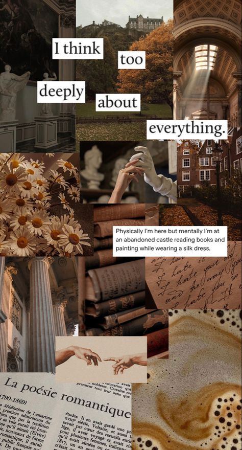 Gabrielle Core Aesthetic, Gabrielle Core, Classical Vibes, Classic Academia Aesthetic, Romantic Academia Aesthetic, Wallpaper With Quotes, Academia Aesthetic Wallpaper, Dark Academia Wallpaper, Academia Art