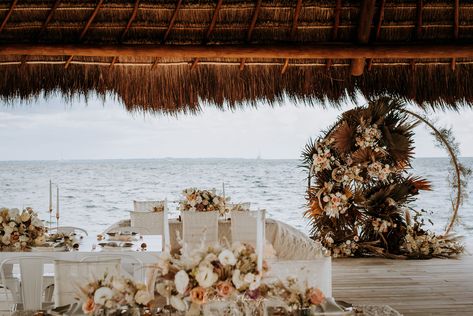 Dreams Vista Cancun, Resort Decor, Dreams Tulum, Rustic Beach Wedding, Beach Wedding Colors, Cancun Resorts, Tulum Wedding, Travel Advisor, Boho Beach Wedding