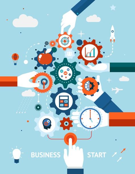 Conceptual of a business and entrepreneurship business start or launch with gears and cogs with various icons. Download it at freepik.com! #Freepik #freevector #business #technology #button #clock Entrepreneurship Poster, Smart Watch Concept, Gears And Cogs, Business Stock Images, Flat Icons Set, Business Entrepreneurship, Business Infographic, Infographic Templates, Icon Illustration