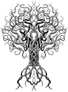 In Norse mythology, Yggdrasil is an immense tree that is central in Norse cosmology, in connection to which the nine worlds exist. Yggdrasil is attested in the Poetic Edda, compiled in the 13th century from earlier traditional sources, and the Prose Edda, written in the 13th century by Snorri Sturluson Woman’s Shoulder Tattoos, Viking Symbols And Meanings, Yggdrasil Tattoo, Rabe Tattoo, Runes Meaning, Sketching Practice, Arte Viking, Couples Tattoo, Archangel Tattoo