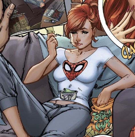 Mary Jane Spiderman Comic, Mj Watson, Mary Jane Spiderman, Tiger Photo, Redhead Art, Jane Watson, Mary Jane Watson, Spiderman Comic, Disney Marvel