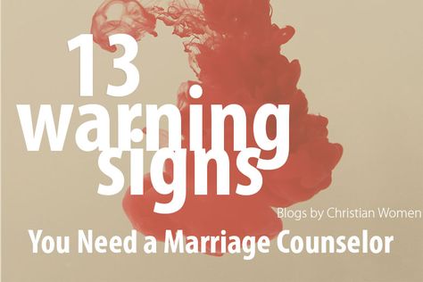 How do you know when you need to enlist the help of a good marriage counselor? Sylvia Smith shares 13 warning signs to look for in your marriage. Marriage Advice Troubled, Reasons To Get Married, Counseling Techniques, Communication In Marriage, Funny Marriage Advice, Marriage Advice Quotes, Holy Matrimony, Marriage Counselor, Marriage Romance