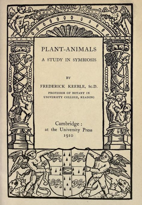 Plant-animals; a study in symbiosis : Keeble, Frederick, Sir, 1870- : Free Download, Borrow, and Streaming : Internet Archive Ancient Babylonia, Psychology Aesthetic, William Lewis, Mental Disease, Classical Period, Book Trailer, Socrates, Psychiatry, Old Antiques