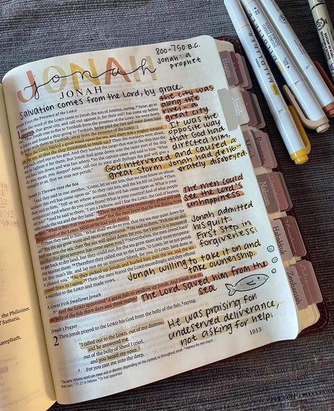 Obadiah Bible Study, Bible Annotations Aesthetic, Jonah Bible Journaling, Bible Annotations, Christian Journal Prompts, Bible Aesthetic, Journal Bible Quotes, Esv Journaling Bible, Bible Studying