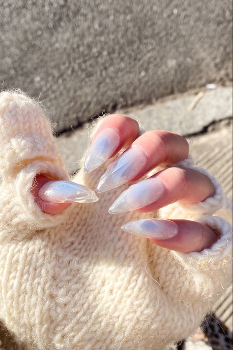 Textured blue long gel x stiletto nails Iceicals Nails, Im Cold Nails, Icy Blue Nail Designs, Icy Nails Acrylic, Icy Blue Nails Acrylic, Icy Nails Winter, Ice Queen Nails, Icy Blue Nails, Icicle Nails