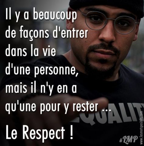 Il y a beaucoup de façons d’entrer dans la vie d’une personne, mais il n’y en a qu’une pour y rester … Le Respect ! Le respect se gagne en respectant à la fois les autres et vous-même. Le respect est accordé à ceux qui se conduisent avec intégrité et traitent les autres avec dignité..... #citation #citationdujour #proverbe #quote #frenchquote #pensées #phrases Respect Citation, Angel Signs, Curse Words, Communication Networks, Le Respect, Never Look Back, Wedding Quotes, Love Quotes For Her, Sweet Life