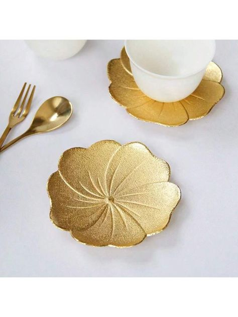 1pc Luxury Coaster Embossed Metal Copper Coaster Insulated Saucer Saucer Multicolor    Zinc Alloy Tropical    Kitchen & Dining, size features are:Bust: ,Length: ,Sleeve Length: Copper Coasters, Tropical Kitchen, Embossed Metal, Kitchen Jewelry, Maternity Bag, Emboss, Zinc Alloy, Women Clothes Sale, Kitchen Dining