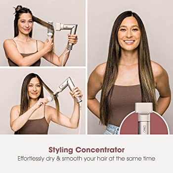 Shark FlexStyle 4-in-1 Air Styler & Hair Dryer For Straight & Wavy Hair: Auto-Wrap Curlers, Paddle Brush, Oval Brush And Concentrator, No Heat Damage, Stone HD430SLUK : Amazon.co.uk: Beauty Auto Wrap, Shark Flexstyle, Styler Hair, Straight Wavy Hair, Styling Wand, Automatic Hair Curler, Oval Brush, Paddle Brush, Product Shoot