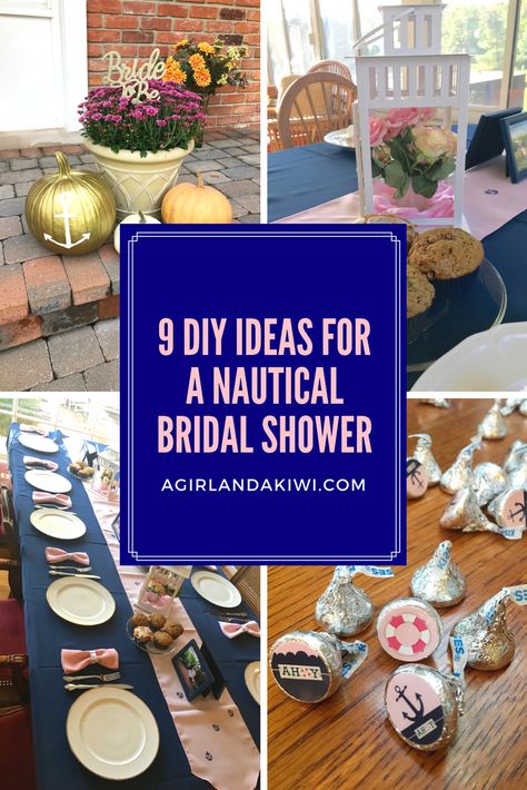 Cruise Bridal Shower Ideas, Lake Themed Bridal Shower Ideas, Nautical Wedding Shower Ideas, Lake Bridal Shower Ideas, Nautical Bridal Shower, Nautical Bridal Shower Ideas, Nautical Bridal Shower Decorations, Coastal Bridal Shower Ideas, Nautical Theme Bridal Shower