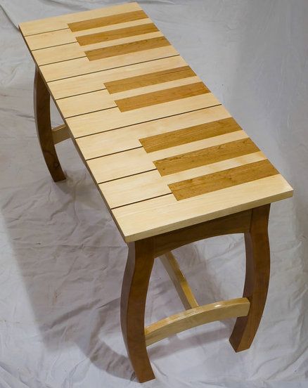 Para el camerino! Music Furniture, Music Room Decor, Music Crafts, Piano Bench, Piano Room, Design Room, Piano Keys, Music Decor, Woodworking Bench