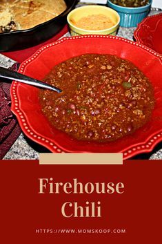 Fire House Recipes, Unusual Chili Recipes, Spicy Chilli Recipe, Best Chili Recipe Award Winning, Firehouse Chili Recipe, Hot Chili Recipe, Firehouse Chili, Winning Chili Recipes, Spicy Chili Recipe