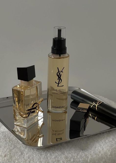 Saint Laurent Aesthetic, Ysl Perfume, Ysl Makeup, Fragrance Lab, Fragrances Perfume Woman, Ysl Beauty, Perfume Lover, Perfume Scents, Best Fragrances