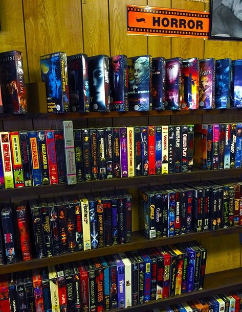 Haunted Arcade, Hifi Room, Vhs Aesthetic, Kirsten Vangsness, Den Decor, Hollywood Video, Physical Media, Cat Lamp, Movie Rental