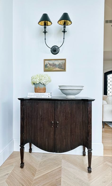 Reeded hall chest 
Chest 
Cabinet Hall Chest