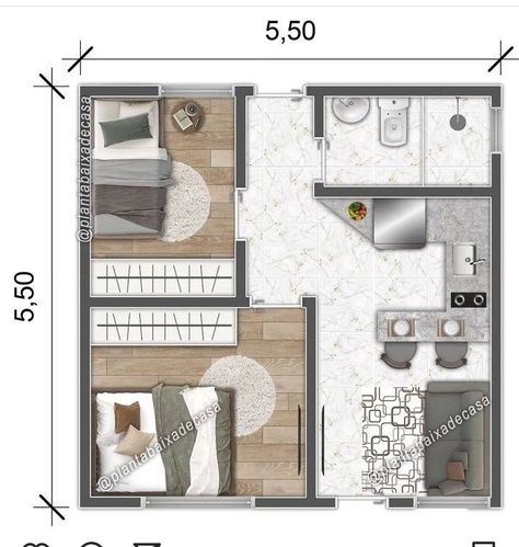 Small House Blueprints, Small Apartment Building, To Build A Home, Little House Plans, Small House Layout, Build A Home, Plans Architecture, Apartment Floor Plan, Small Apartment Design