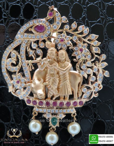 Radha Krishna Jewellery Pendants, Radha Krishna Pendant Gold For Women, Radhakrishna Pendant Gold, Krishna Pendant Gold For Women, Radha Krishna Locket Gold, Kandalaa Jewellery, Radha Krishna Pendant, Krishna Jewellery, Krishna Pendant