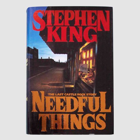 Meet The Man Who Designed The Iconic Font In “Stranger Things” Stephen King Needful Things, The Last Castle, Horror Literature, Stephen King Books, King Book, Practical Jokes, Needful Things, Castle Rock, Literary Fiction