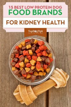 Top 15 Best Low Protein Dog Food Brands for Kidney Health. There may come a time (if you’re reading this it probably already happened to you) when your veterinarian will recommend the best low protein dog food for your pet. When a dog digests protein it produces toxins that are traditionally flushed out in the urine. If, for some reason, your dog’s body cannot properly digest these proteins he may need to be switched to a low protein diet. #dogs #dogfood #lowprotein #pets Low Fat Dog Food, Low Protein Dog Food, Low Protein Diet, Make Dog Food, Kidney Friendly Foods, Kidney Recipes, Low Sodium Diet, Protein Diet, Food Dog