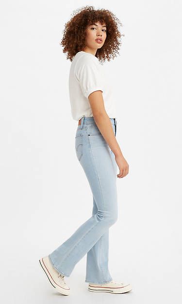 725 High Rise Bootcut Women's Jeans - Light Wash | Levi's® US Light Wash Levis, Different Body Types, Jeans Light, Light Wash Jeans, Fit & Flare, Body Types, Flare Jeans, Women's Jeans, Levi's