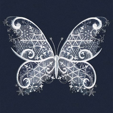 Snow Flake Tattoo, Freestanding Lace Embroidery, Holiday Flower, Elegant Tattoos, Applique Embroidery Designs, Free Machine Embroidery Designs, Aesthetic Pastel Wallpaper, Embroidery Library, Free Machine Embroidery