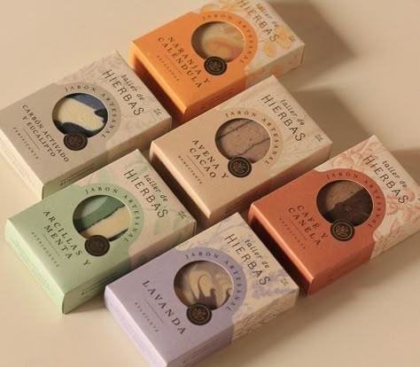 Soap Packaging Box Beautiful Soap Packaging, Aesthetic Soap Packaging, Hotel Soap Packaging, Bar Soap Design, Beauty Brand Packaging, Window Packaging Design, Bar Soap Packaging Design, Packaging Design Aesthetic, Soap Package Design