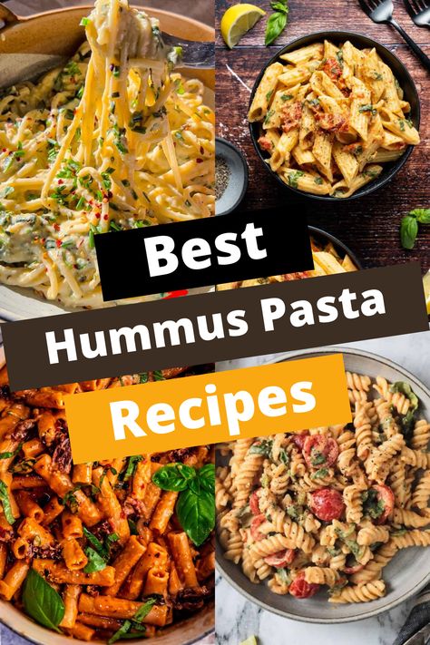 TOP 15 HUMMUS PASTA RECIPES FOR CREAMY DELIGHTS Baked Hummus Pasta, Recipes Using Hummus, Hummus Pasta Sauce, Pasta Hummus, Best Baklava Recipe, Veal Saltimbocca, Saltimbocca Recipe, Best Hummus, Hummus Pasta