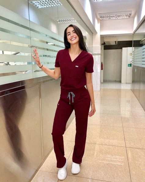 Hot Nurse #nurse #nurses #nursing #realnurse #nursepractitioner #job #hiring #nurserydecor #nursesrock #nursesofinstagram #nursehumor #nightnurse #nurselife #nursesunitev Nurse Fashion Scrubs, Nurse Outfit Scrubs, Medical Scrubs Outfit, Stylish Scrubs, Scrub Style, Doctor Outfit, Cute Scrubs, Job Hiring, Scrubs Outfit