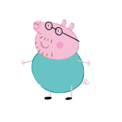 This is daddy pig Peppa Pig Mr Potato, Daddy Pig Funny, Peppa Pig Eating Bacon, Daddy Pig Peppa, Pippa Pig, Grandpa Pig, Peppa Pig Abridged, Papa Pig, Childhood Tv Shows