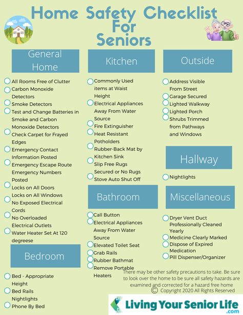 Elderly Safety At Home, Homecare Nursing Home Health Care, Home Safety For Seniors, Safety For Seniors, Senior Safety At Home, Home Safety Checklist, Elderly Home Care, Elderly Health, Senior Caregiver