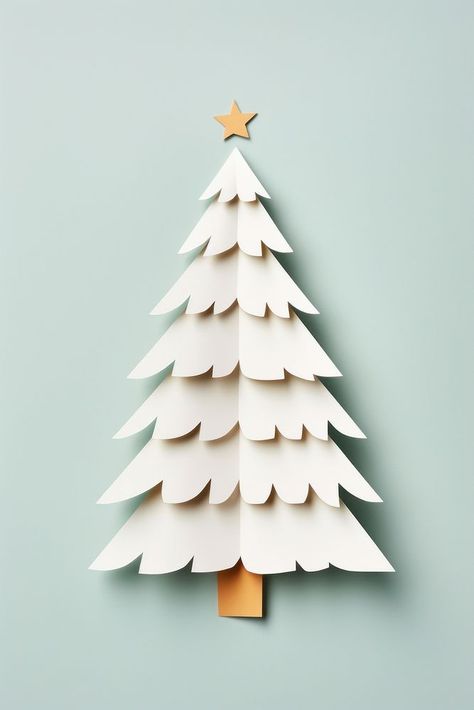 Christmas Tree christmas paper white. AI generated Image by rawpixel. | free image by rawpixel.com / Busbus Paper Cutout Christmas Tree, Christmas Cutouts Paper, Paper Christmas Tree Wall, Christmas Wants, Christmas Tree Images, Christmas Cutouts, Paper Decoration, Paper Christmas Tree, Paper Tree