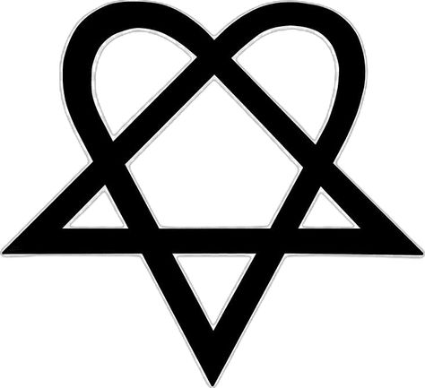 Heartagram Tattoo Design, Heartagram Tattoo, Funky Tattoos, Tattoo Inspo, Tattoo Ideas, Tattoos, Quick Saves