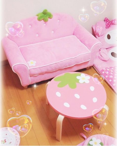 Princess Room, Pink Bedrooms, Kawaii Room, Pink Bedroom, Everything Pink, Room Inspiration Bedroom, Room Aesthetic, Bedroom Inspo, Strawberry Shortcake