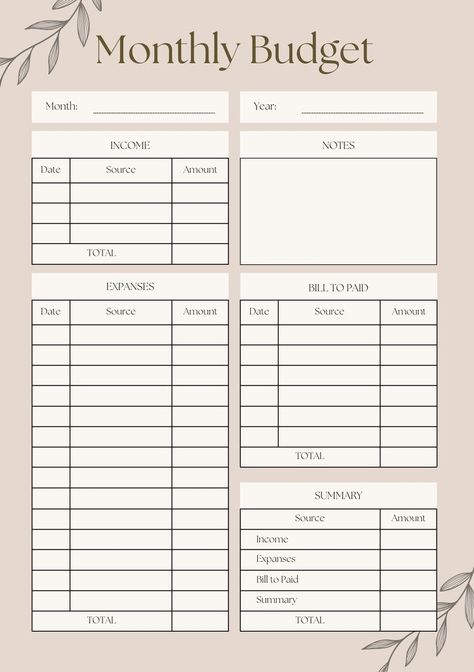 Monthly Budget Planner, Paycheck Budget Overview, Budget Planner A4 A5, Budget Planner Printable #monthlybudgetplanner #paycheckbudgetoverview #budgetplanner #plannerprintable Planner Monthly Ideas, Planner Monthly Template, Holiday Budget Planner, Budget Digital Planner, Monthly Spread Ideas, Planner Monthly Layout, Financial Budget Planner, Personal Budget Planner, Monthly Ideas