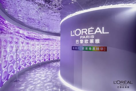 Beauty Activation, Beauty Brand Ideas, Tech Exhibition, Omnichannel Customer Experience, Immersive Installation, Loreal Hair, Spatial Design, Pop Display, Exhibition Booth Design